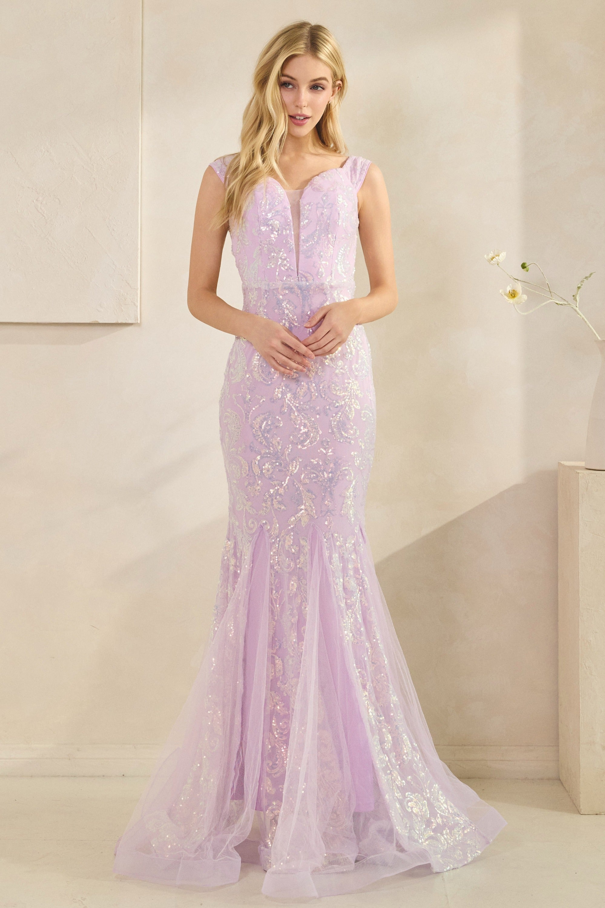 Mermaid Drop Shoulder Dress