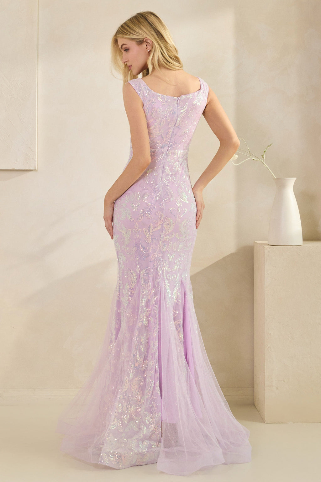 Mermaid Drop Shoulder Dress