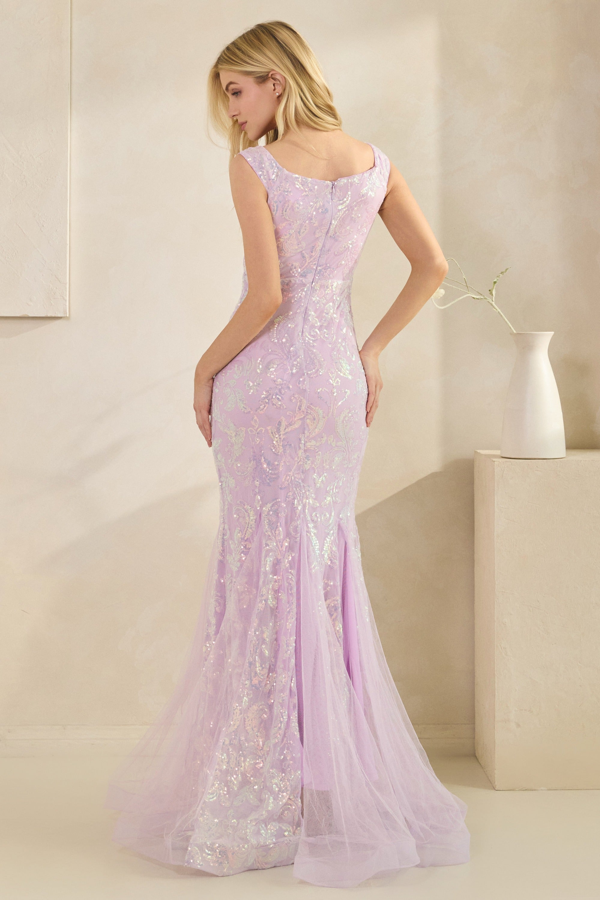 Mermaid Drop Shoulder Dress