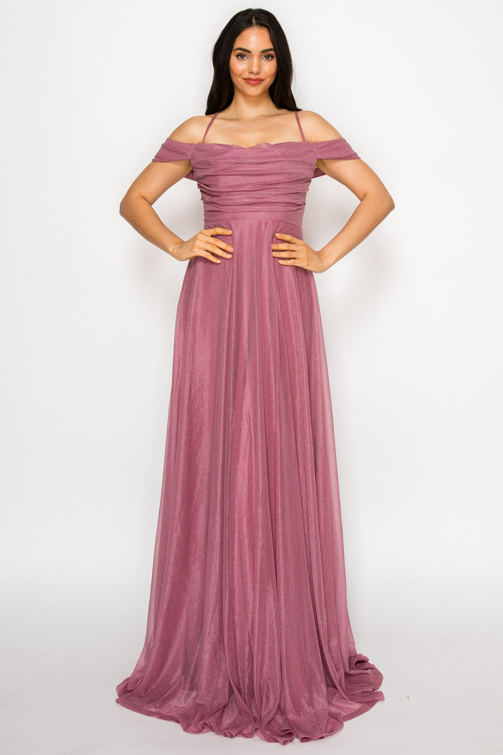 Sweetheart Off-Shoulder A-Line Gown