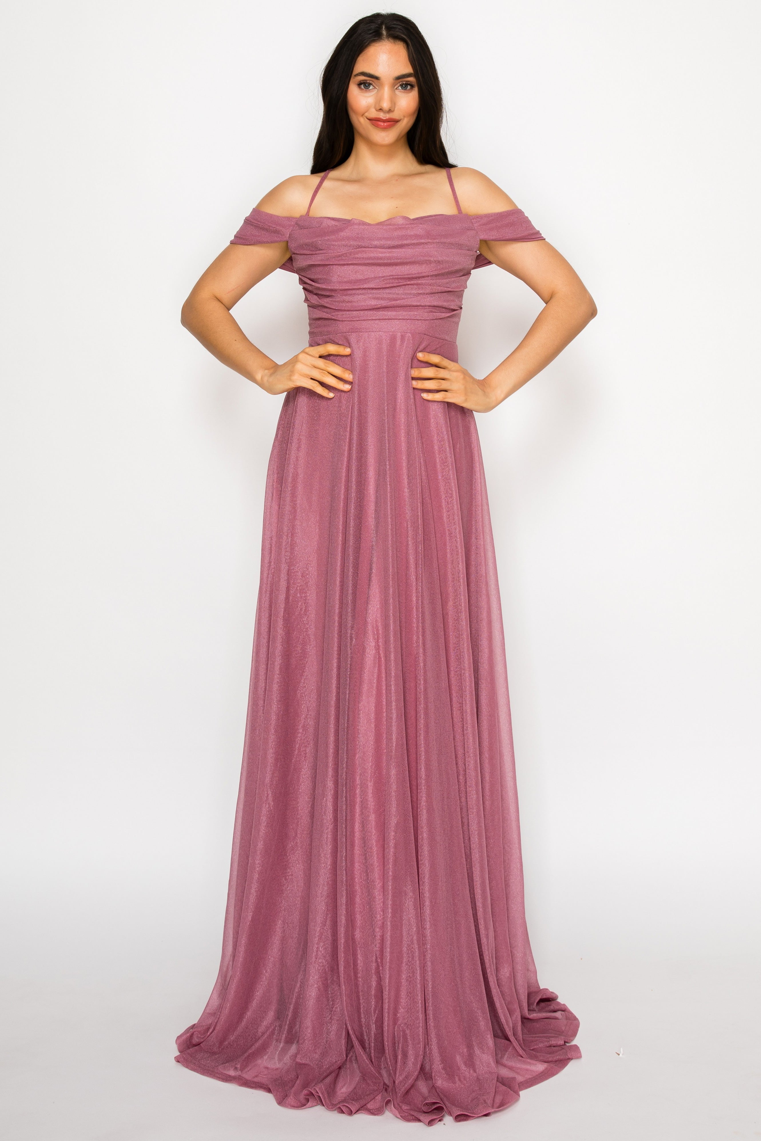 Sweetheart Off-Shoulder A-Line Gown
