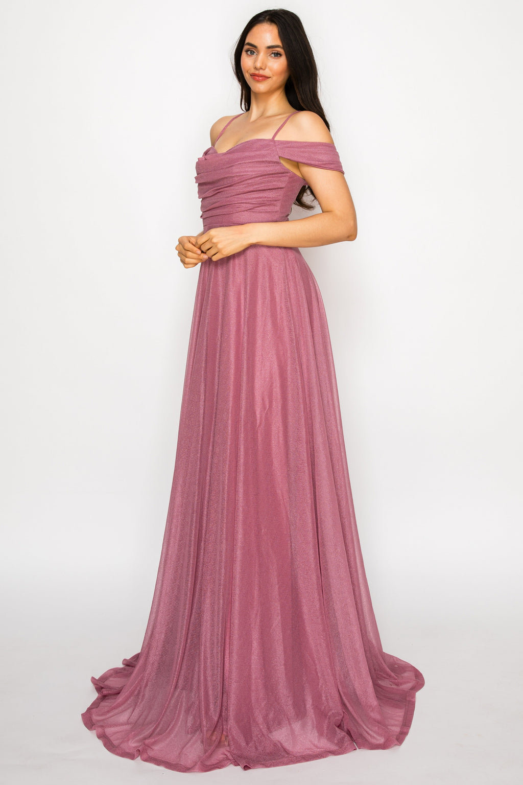 Sweetheart Off-Shoulder A-Line Gown