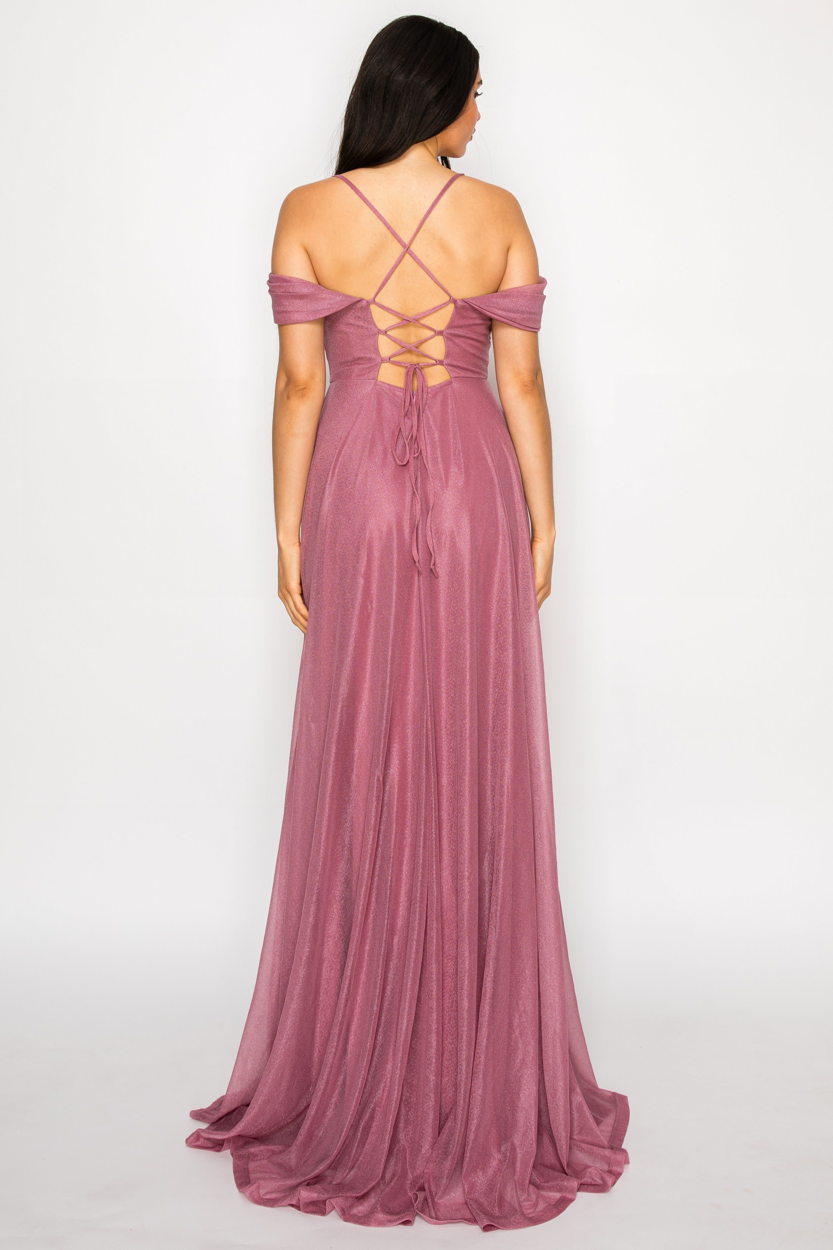 Sweetheart Off-Shoulder A-Line Gown