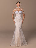 Pearl Necklace Drop Shoulder Sequin Dress